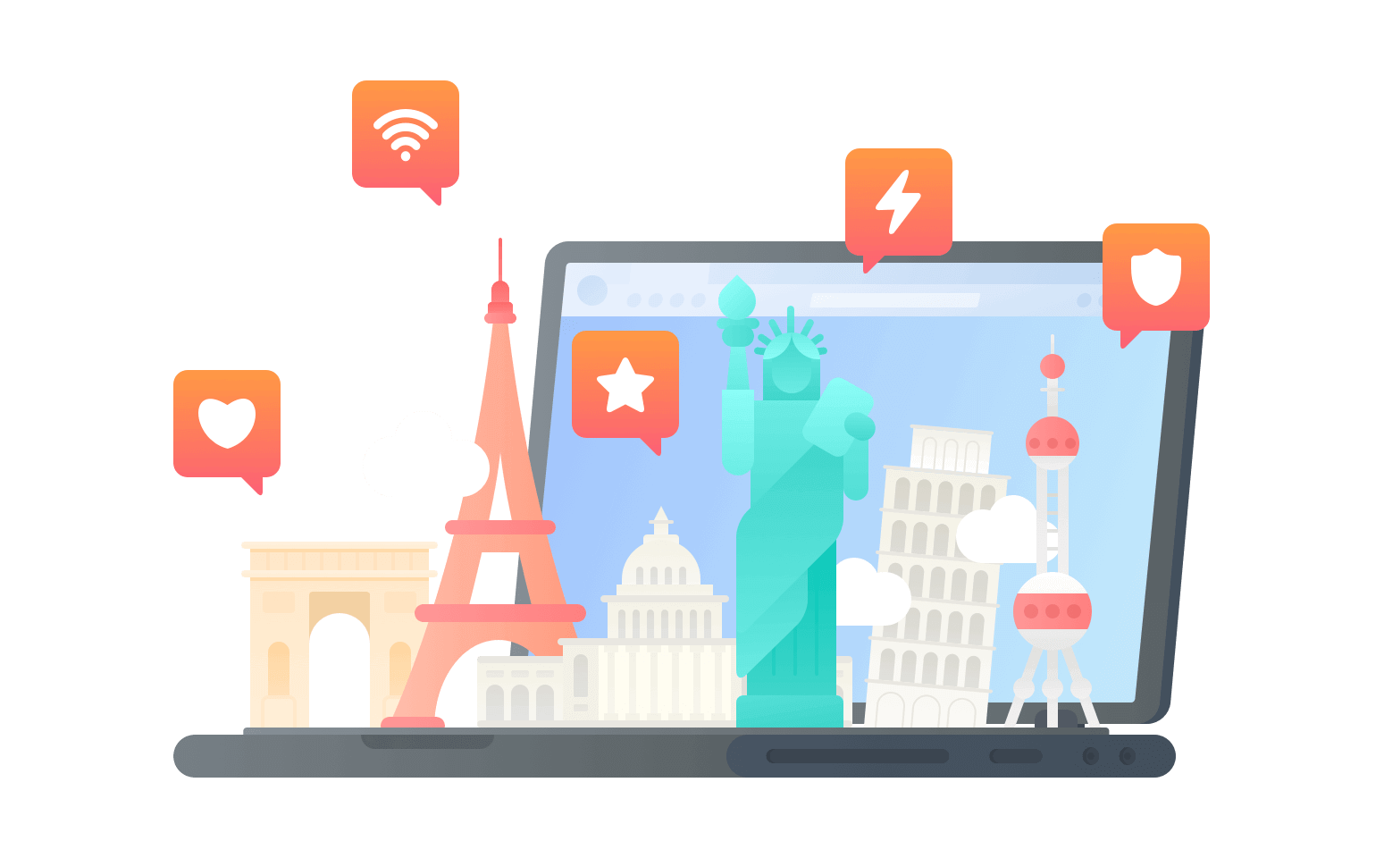 在圣马力诺连接到中国vpn - VPN回国